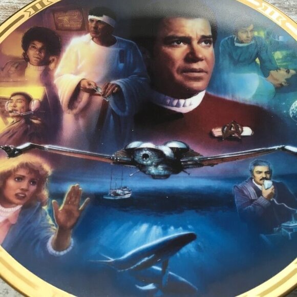 Star Trek IV Hamilton Collection Plate ~ The Voyage Home 1994 Collectors Plate - Picture 7 of 8